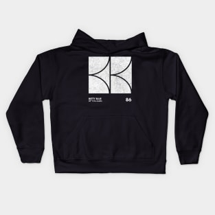 Betty Blue / Minimal Graphic Design Tribute Kids Hoodie